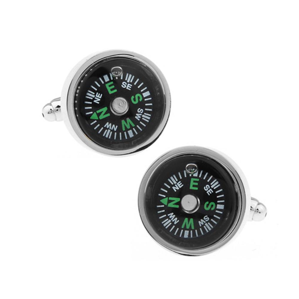 Black Quirky Brass Cufflinks for Men
