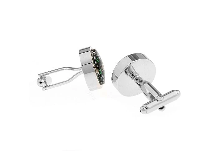 Black Quirky Brass Cufflinks for Men