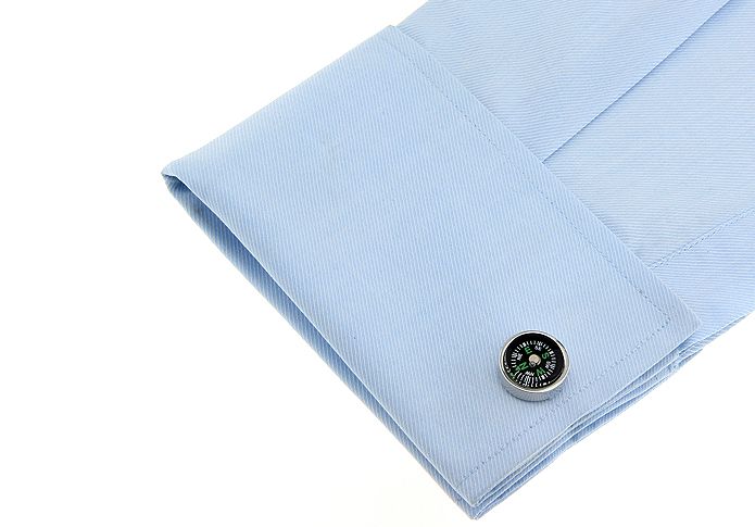 Black Quirky Brass Cufflinks for Men