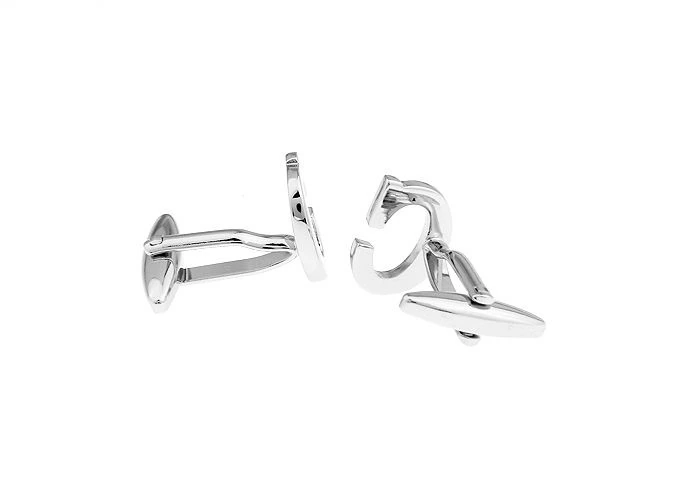 Silver Formal Brass Cufflinks for Men