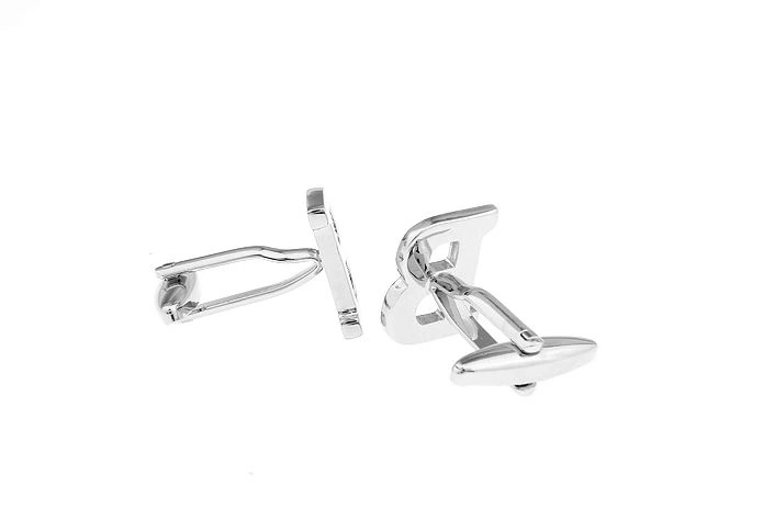 Silver Formal Brass Cufflinks for Men
