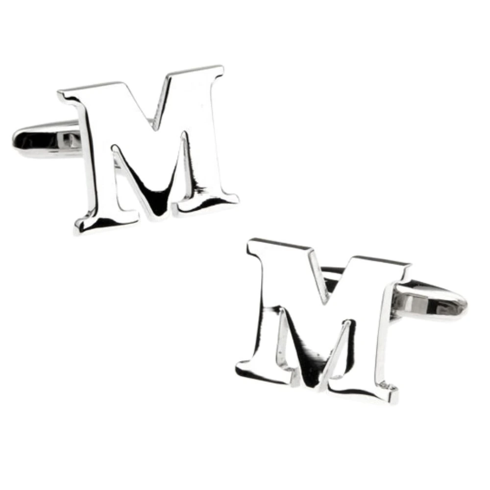 Silver Formal Brass Cufflinks for Men