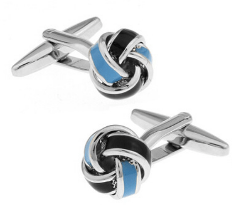 Blue Formal Brass Cufflinks for Men
