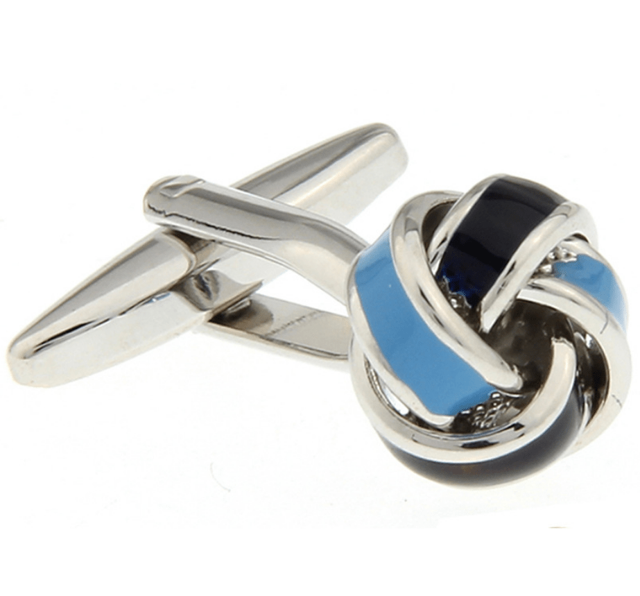 Blue Formal Brass Cufflinks for Men