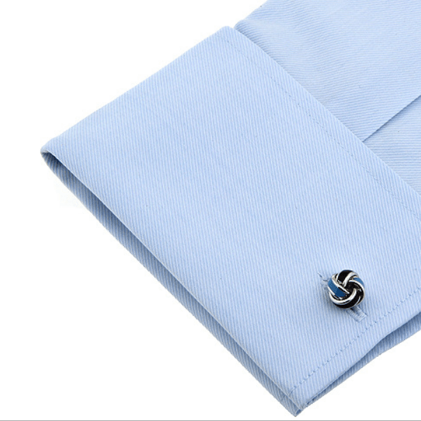 Blue Formal Brass Cufflinks for Men