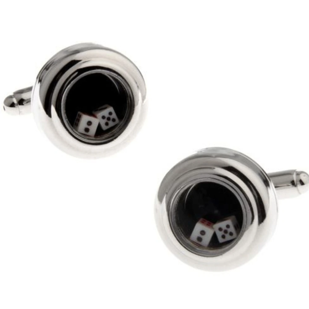 Black Quirky Brass Cufflinks for Men