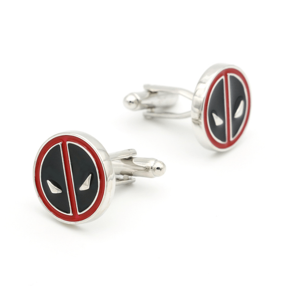 Black Quirky Brass Cufflinks for Men