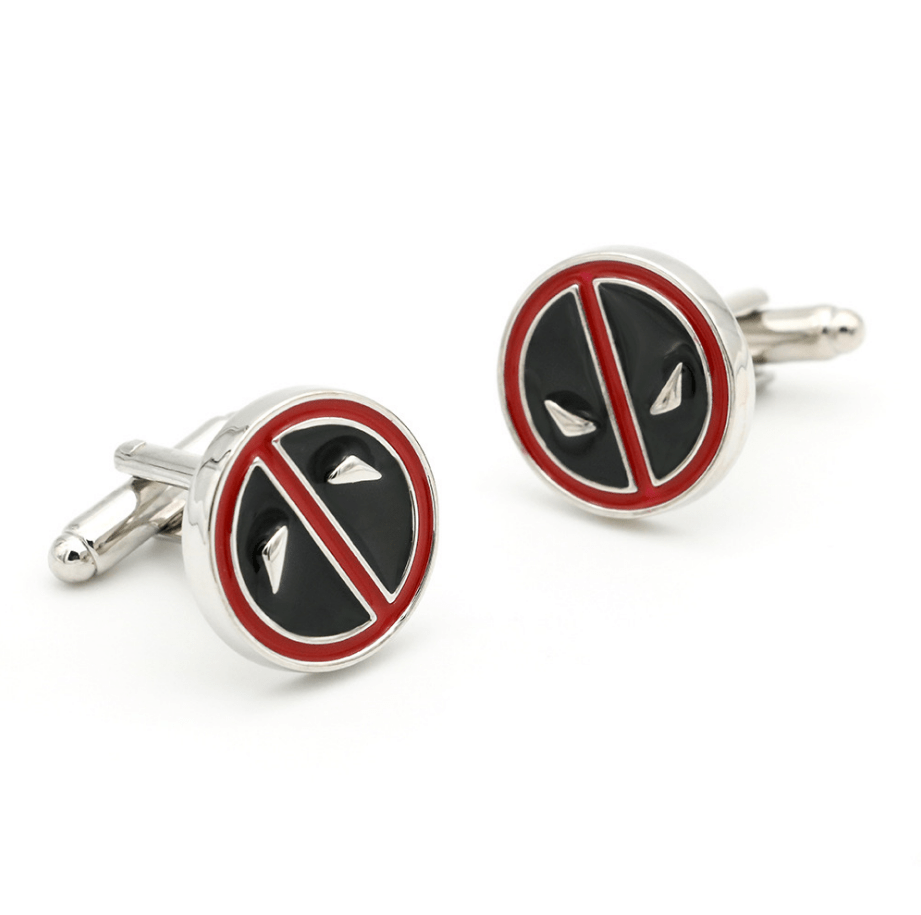 Black Quirky Brass Cufflinks for Men