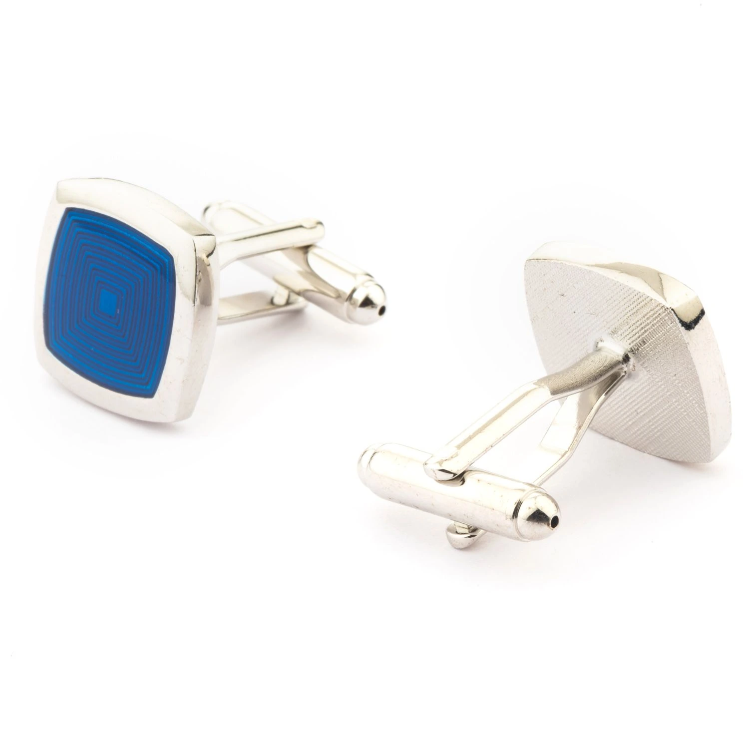 Blue Formal Brass Cufflinks for Men