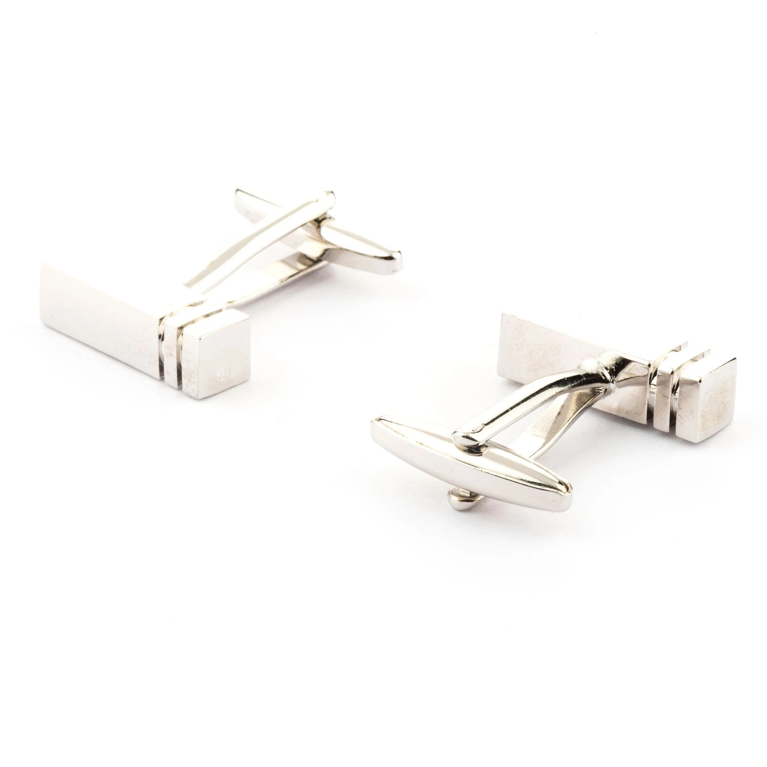 Silver Formal Brass Cufflinks for Men