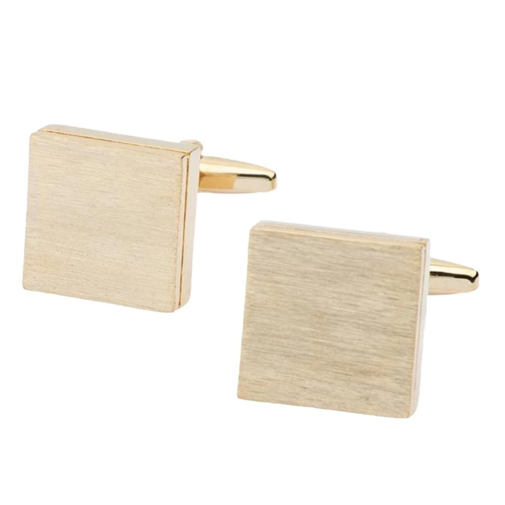 Gold Formal Brass Cufflinks for Men