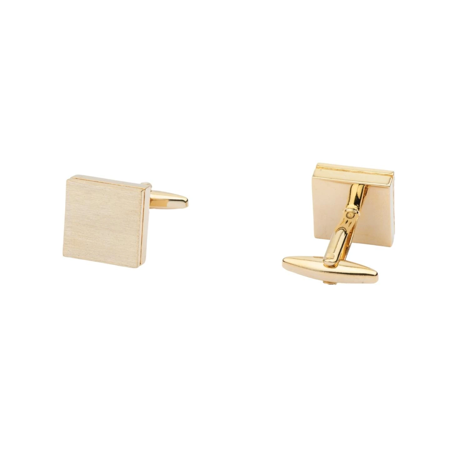 Gold Formal Brass Cufflinks for Men