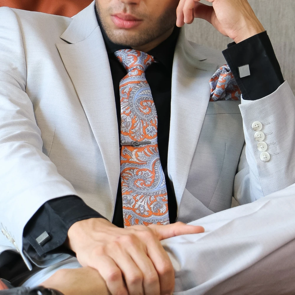 Silver Formal Brass Cufflinks for Men