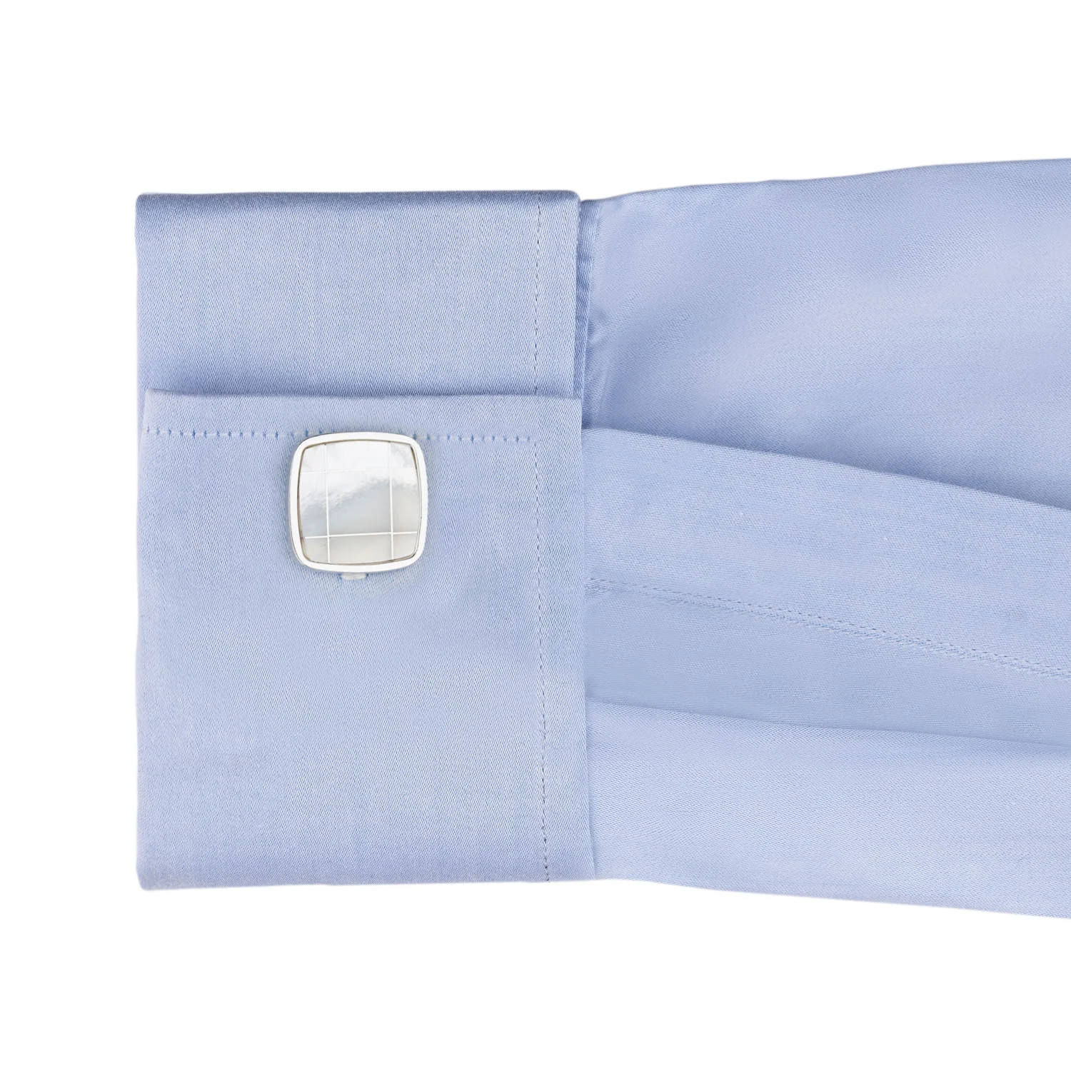 White Mother of Pearl Cufflinks for Men