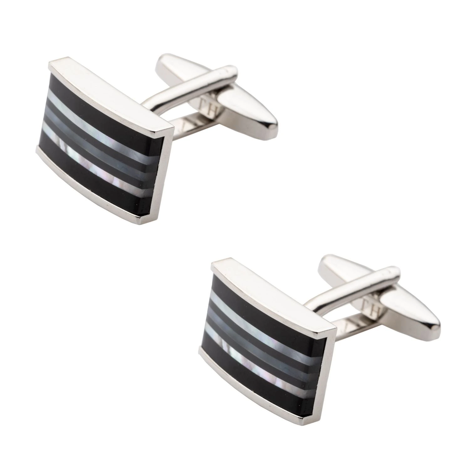 Black Mother of Pearl Cufflinks for Men