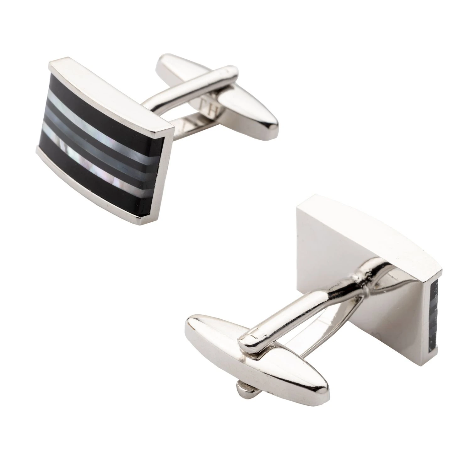 Black Mother of Pearl Cufflinks for Men