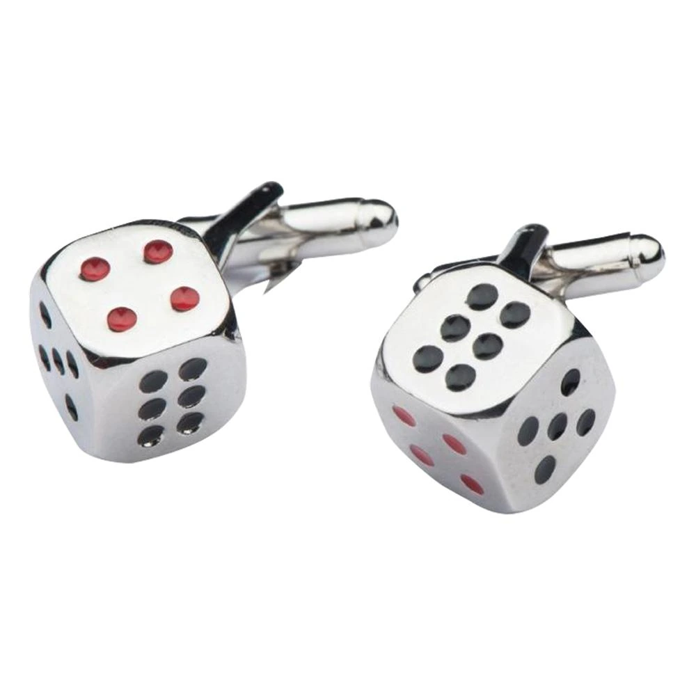 Silver Quirky Brass Cufflinks for Men