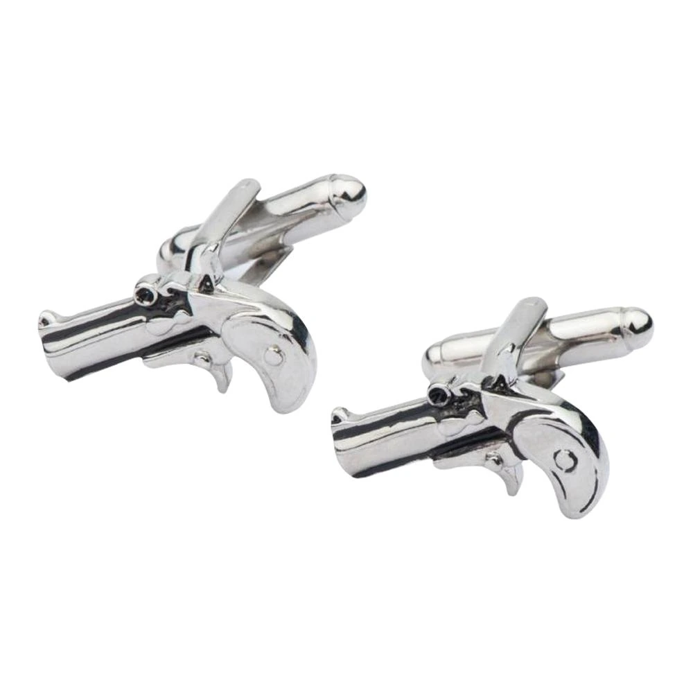 Silver Quirky Brass Cufflinks for Men