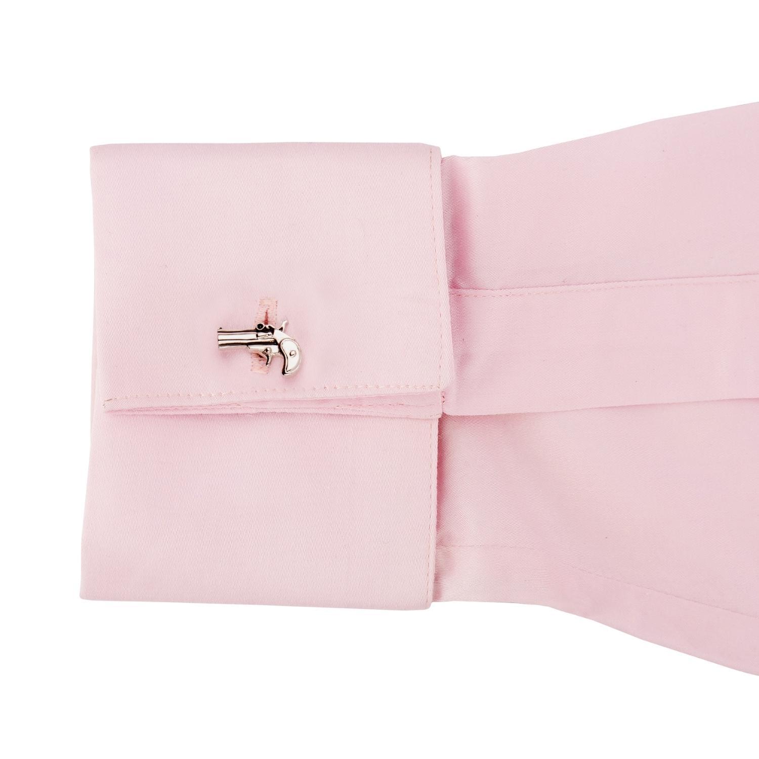 Silver Quirky Brass Cufflinks for Men