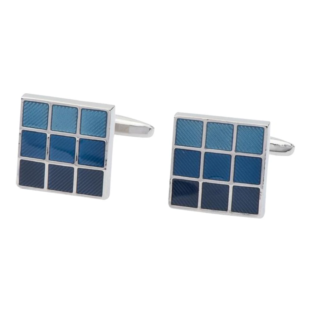Blue Formal Brass Cufflinks for Men