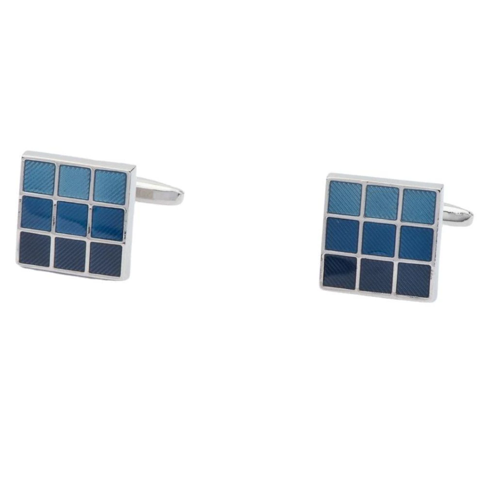 Blue Formal Brass Cufflinks for Men