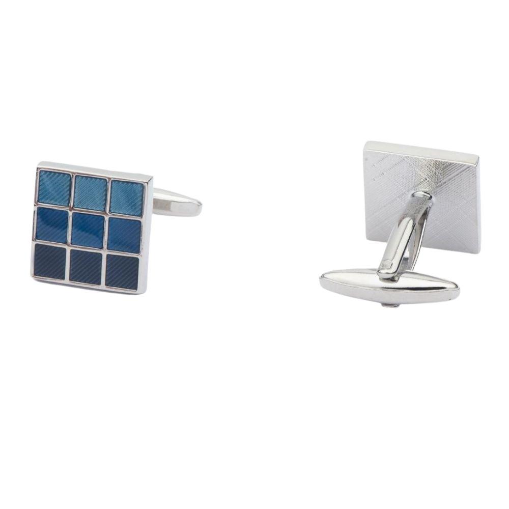 Blue Formal Brass Cufflinks for Men