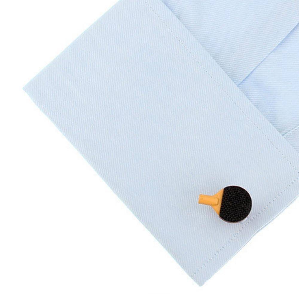 Red Quirky Brass Cufflinks for Men