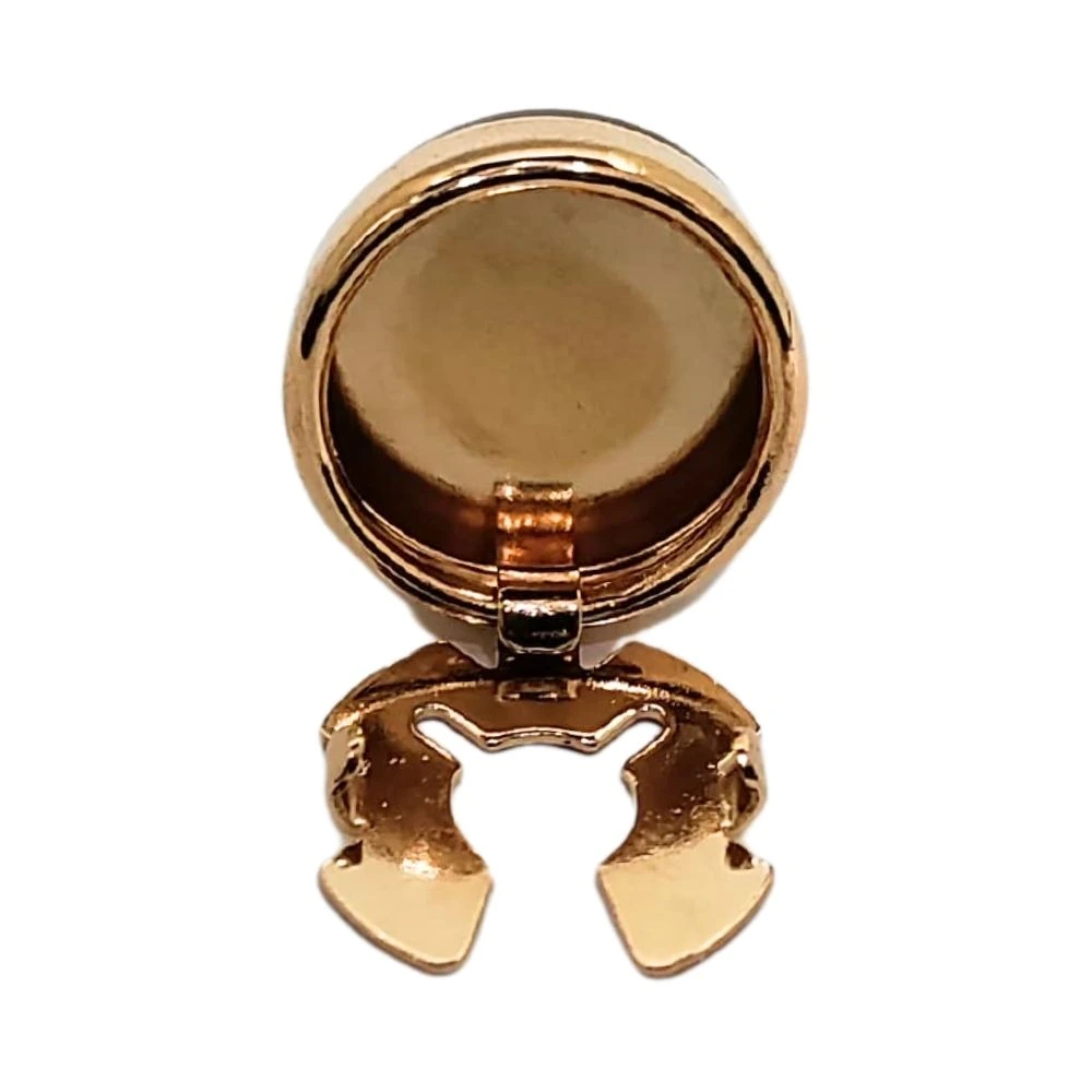 Gold Plated Anchor Button Cover