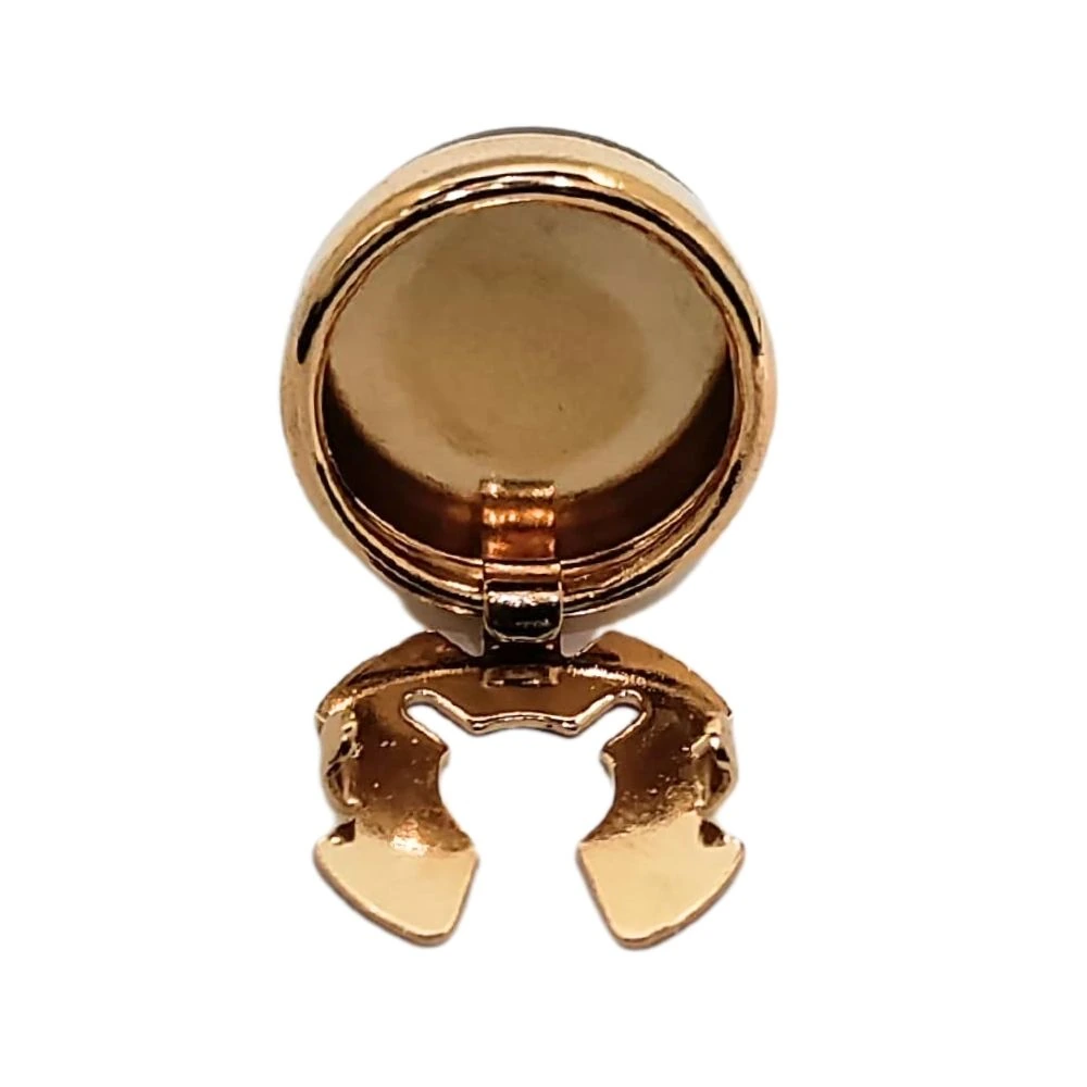 Rose Plated Button Cover