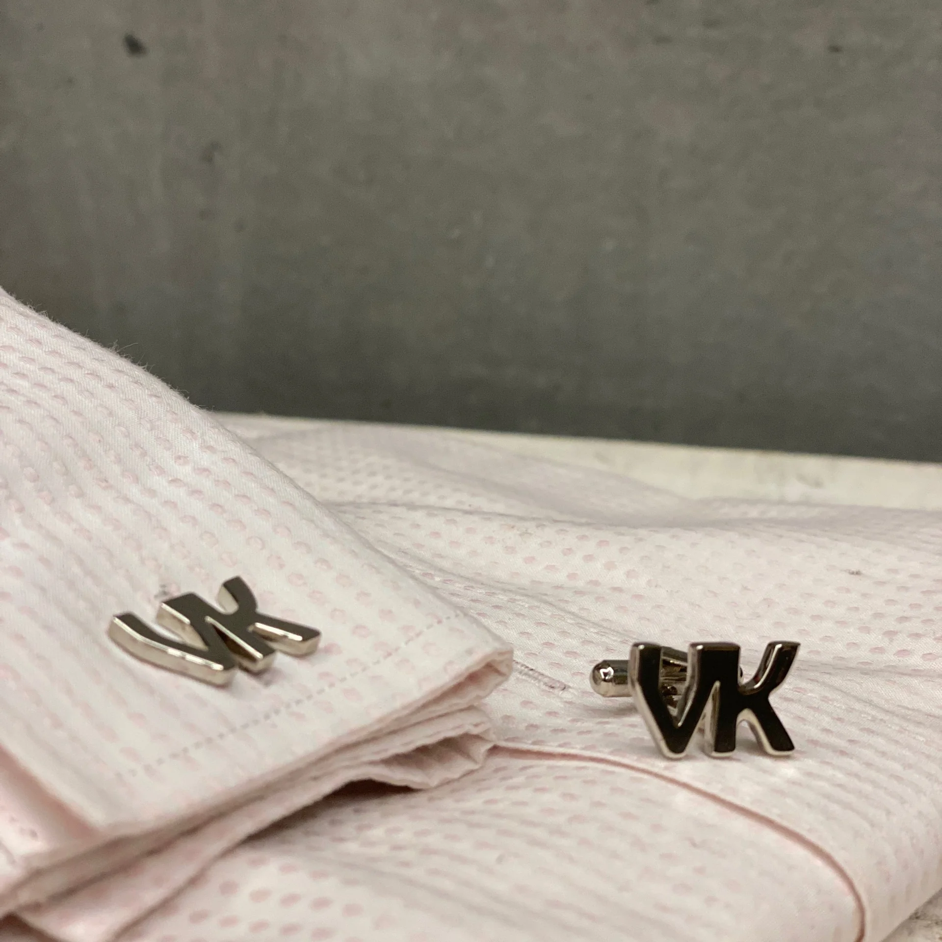 Customized Two-Letter Cutout Cufflinks by The Tie Hub