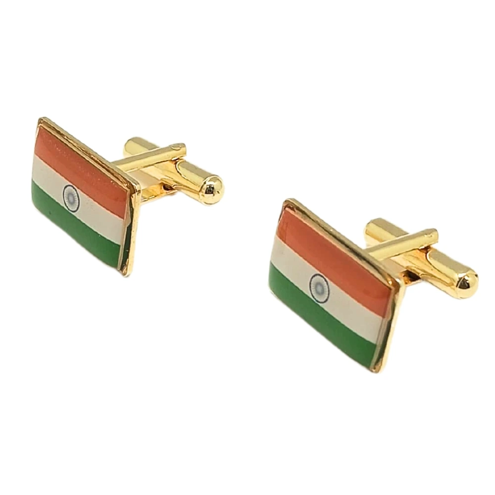 Personalised Multicolor Brass Cufflinks for Men