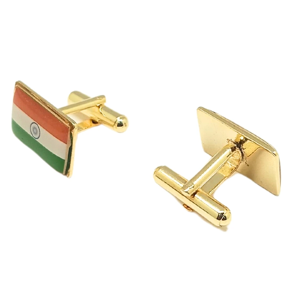 Personalised Multicolor Brass Cufflinks for Men