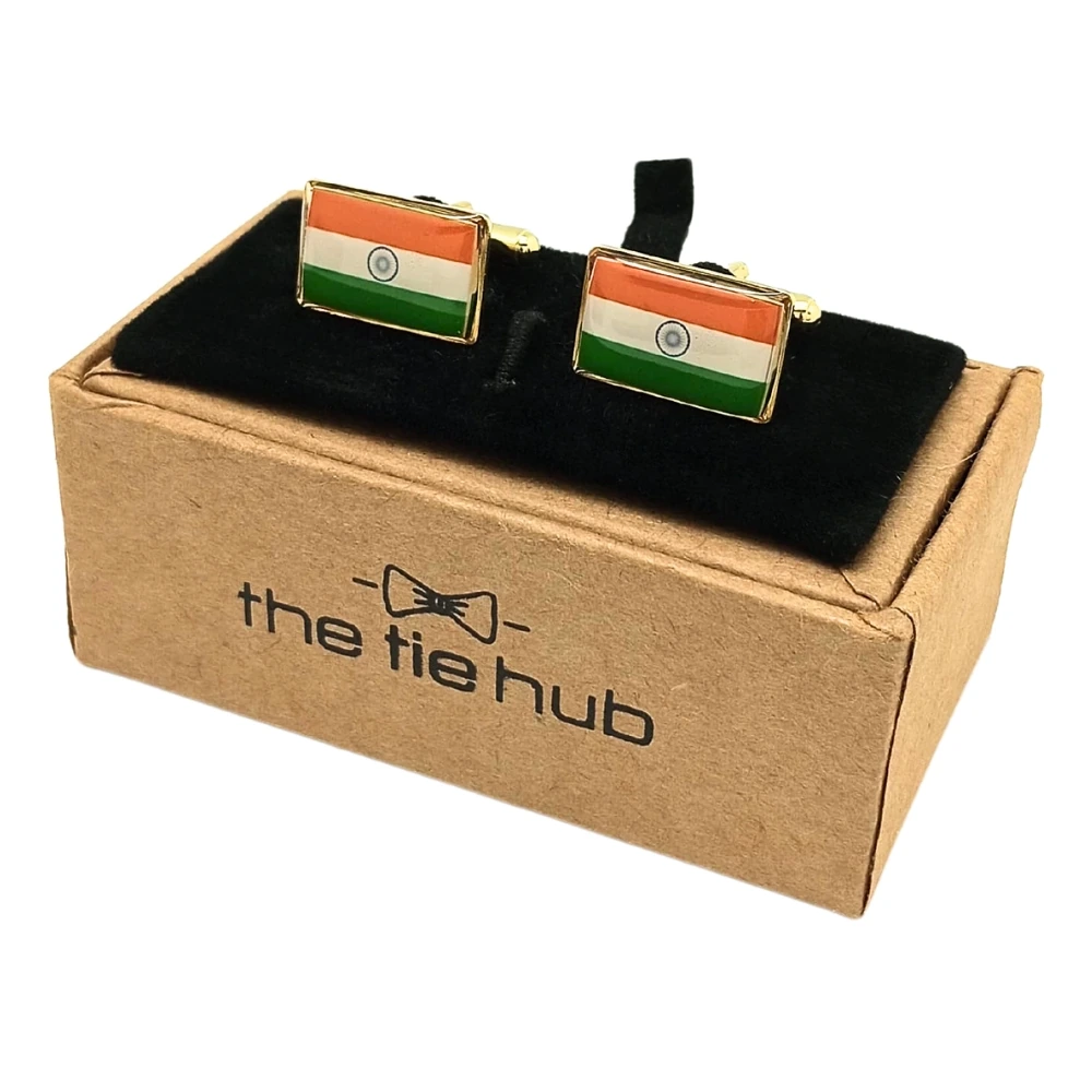 Personalised Multicolor Brass Cufflinks for Men
