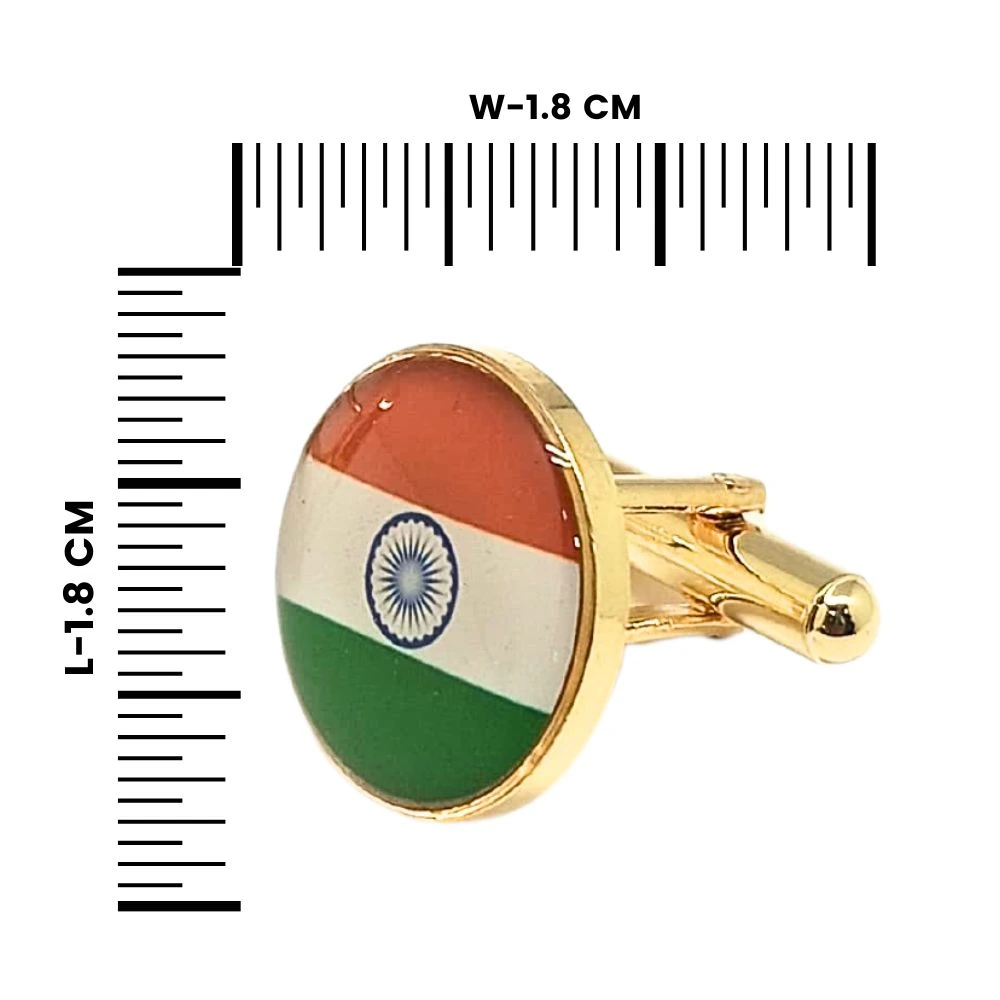 Personalised Multicolor Brass Cufflinks for Men
