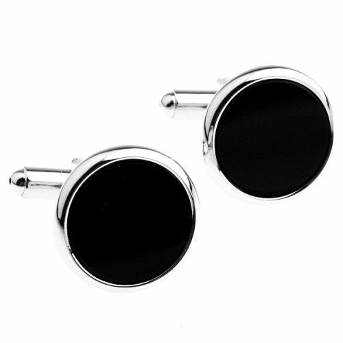 Black Tuxedo Cufflinks and Studs Set for Men