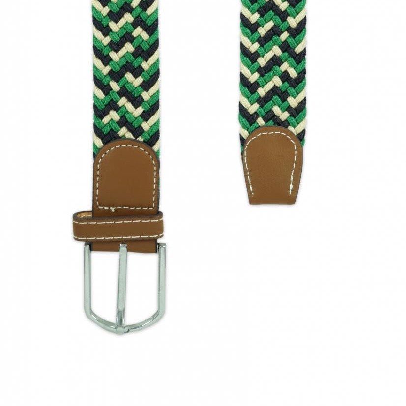 Green Braided Belt for Men