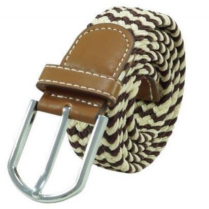 Brown Braided Belt for Men