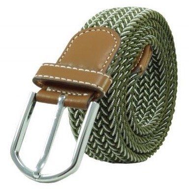 Green Braided Belt for Men
