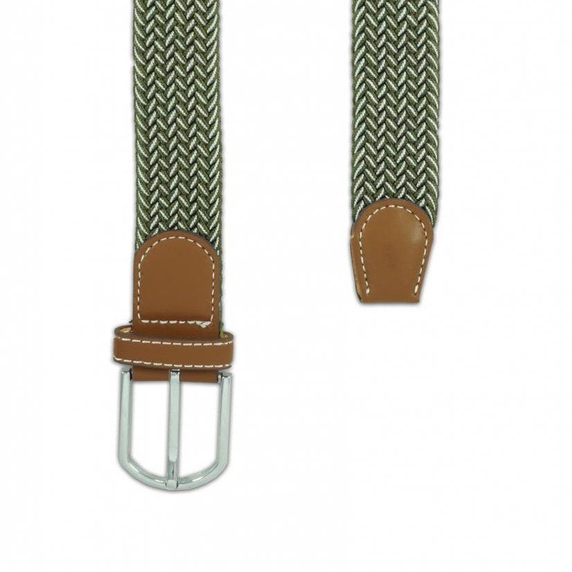 Green Braided Belt for Men