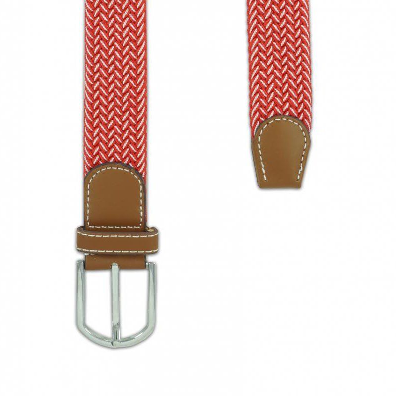 Red Braided Belt for Men