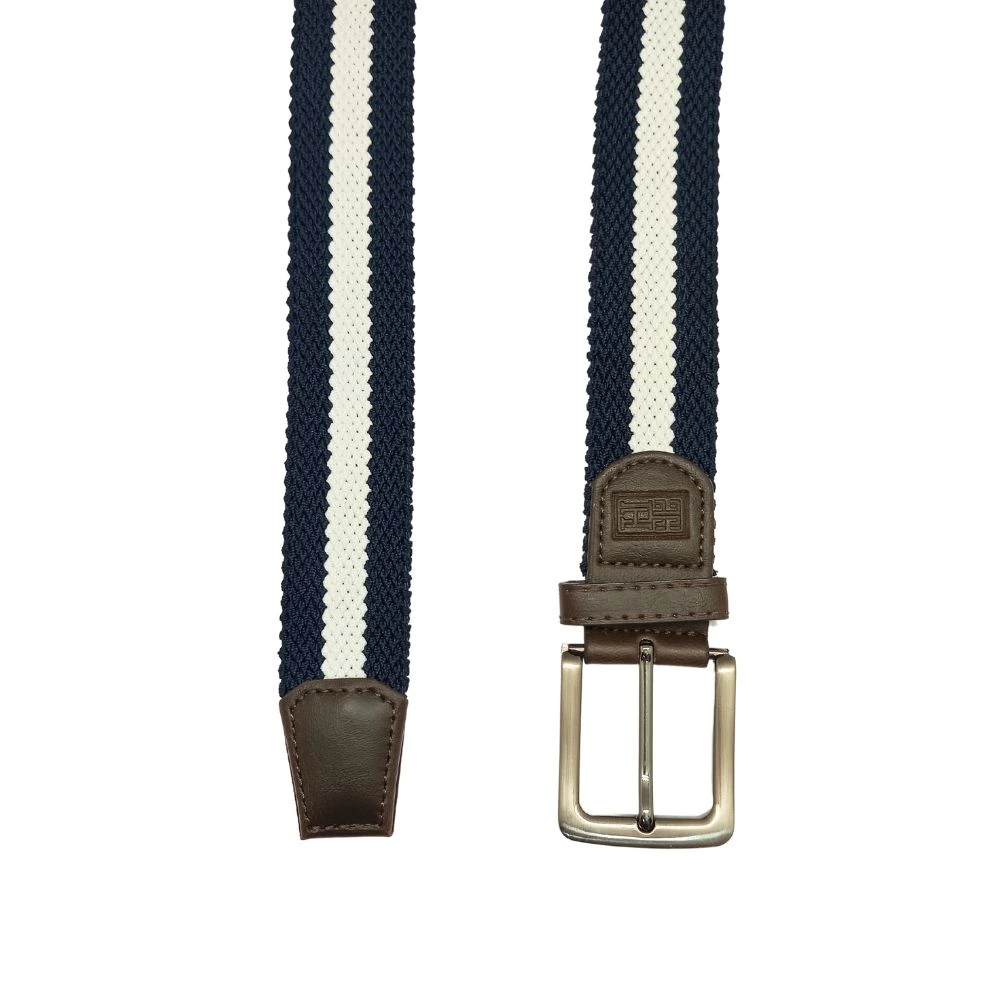 Blue Braided Belt for Men
