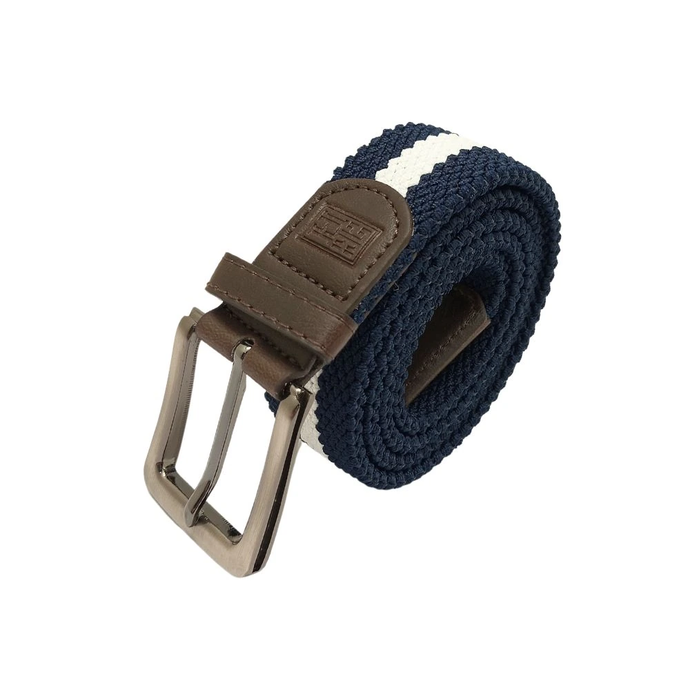 Blue Braided Belt for Men