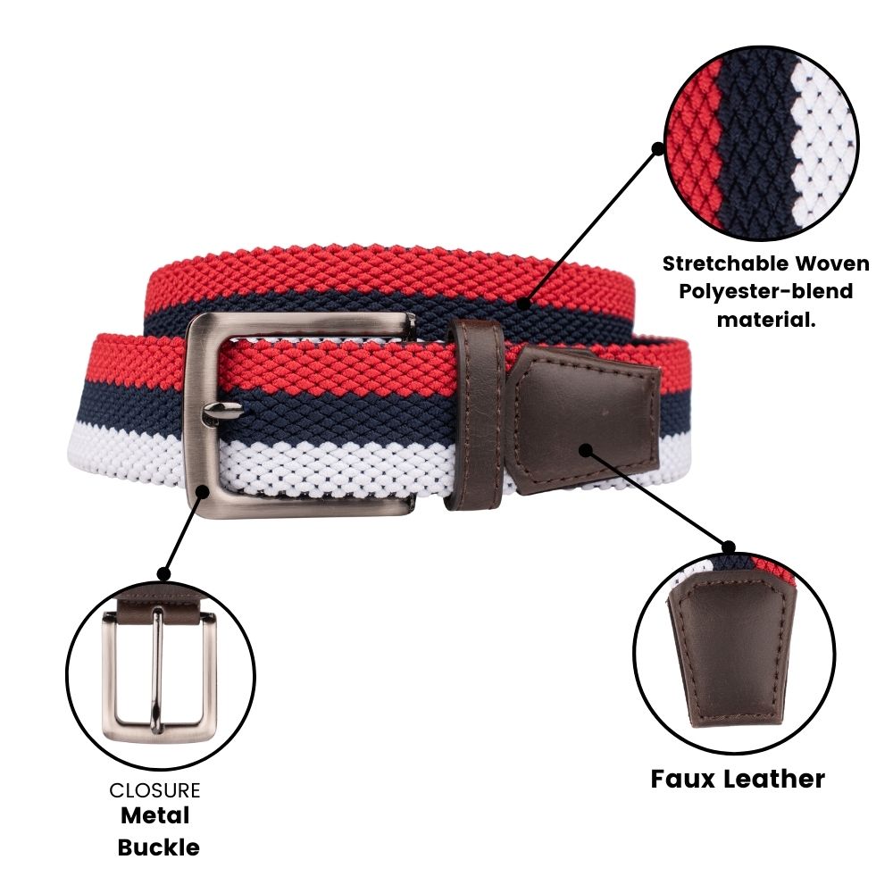 Multi Braided Belt for Men