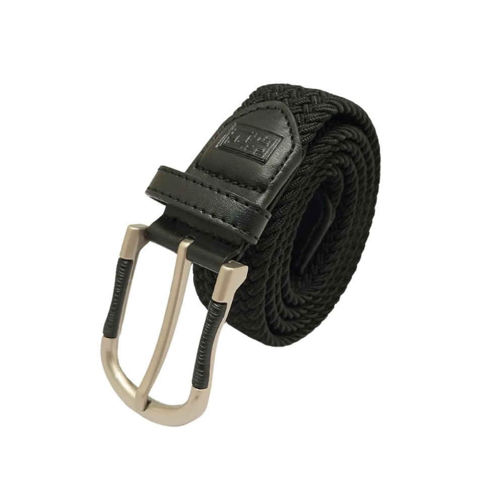 Black Braided Belt for Men