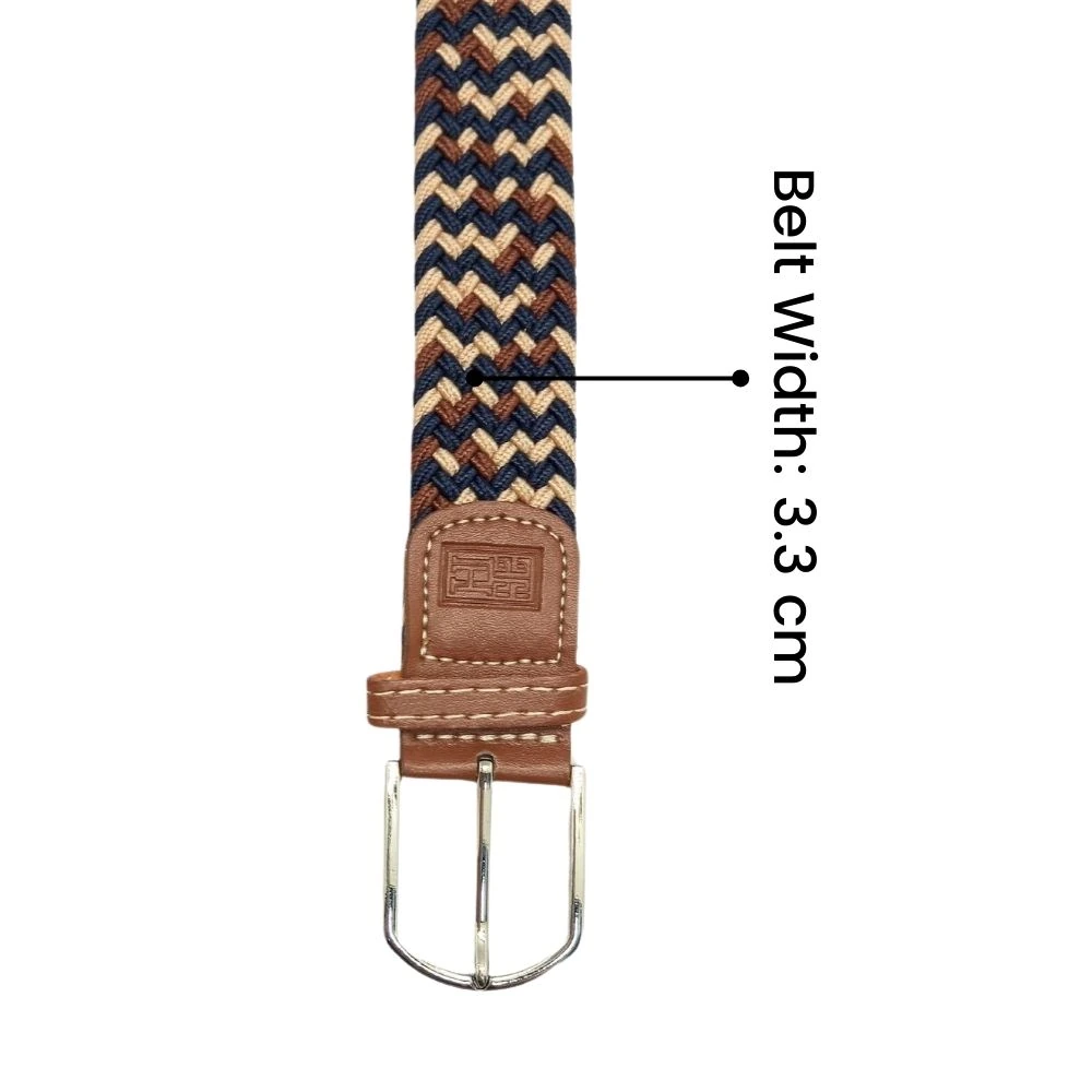 Multi Braided Belt for Men