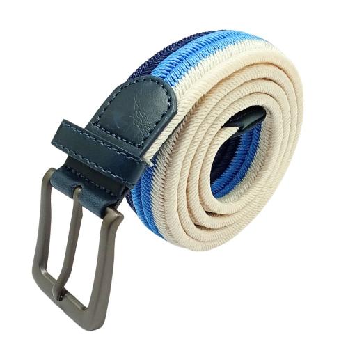 Blue Braided Belt for Men