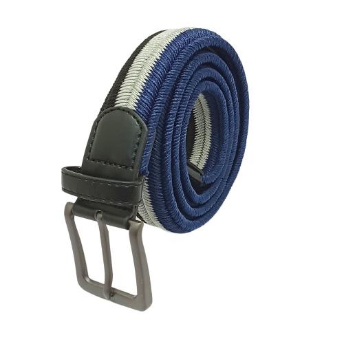 Grey Braided Belt for Men