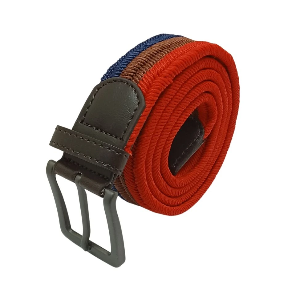 Brown Braided Belt for Men