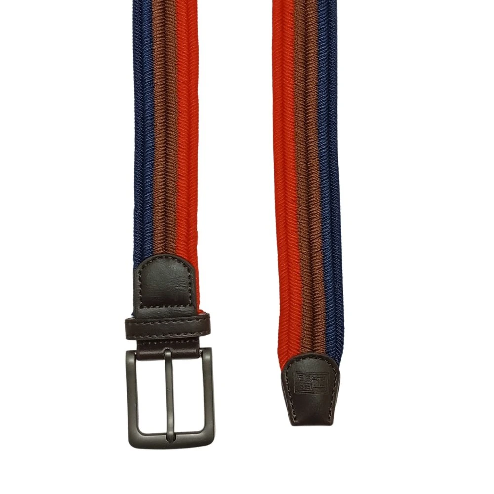 Brown Braided Belt for Men