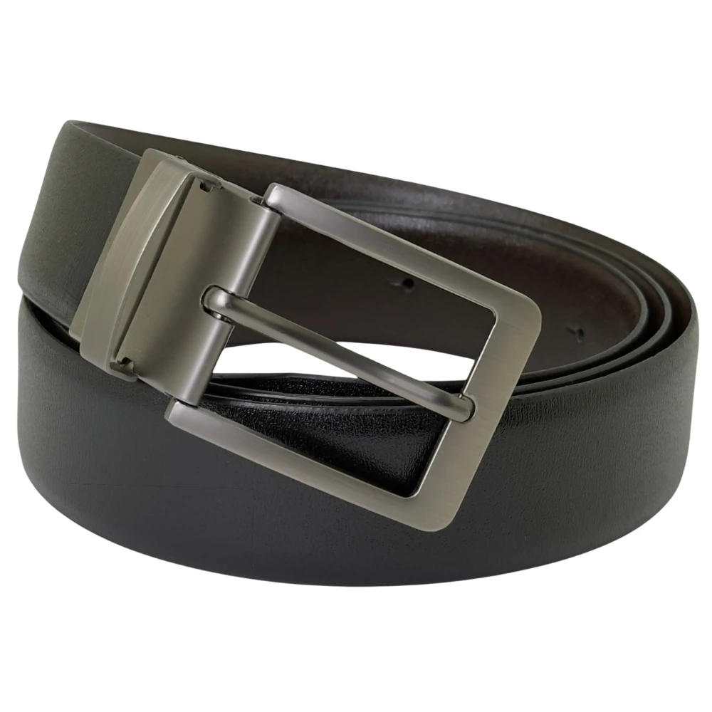 Black Leather Belt for Men